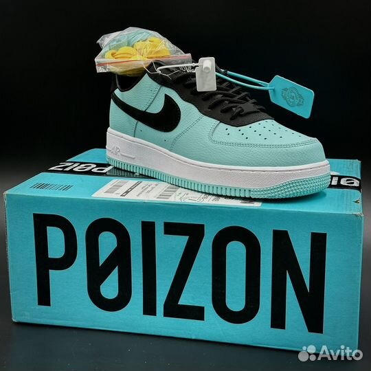 Кроссовки Nike air force 1 tiffany &co