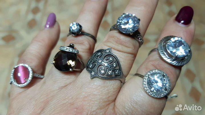 Серебряные кольца