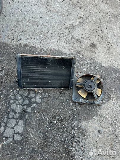 Радиатор с вентилятором на ваз 2109