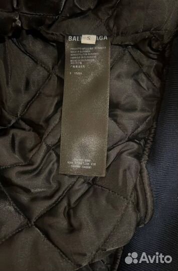 Balenciaga runway fur hood bomber