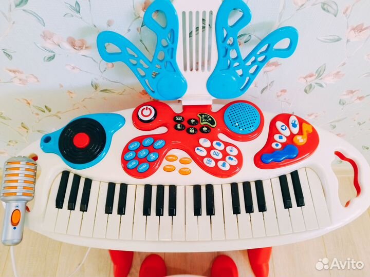 Пианино детское с микрофоном