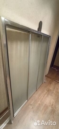 Шторка для ванной стекло 150