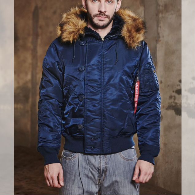 Оригинал Alpha Industries N2B. Бомбер-аляска
