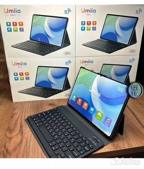Новый Планшет с клавиатурой Umiio S24 4/128гб