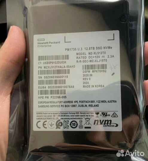 Samsung SSD pm1735 12.8Тб Gen4 x4 P26131-001