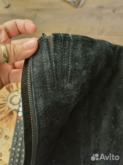Отрез замши и подкладки под леопарда