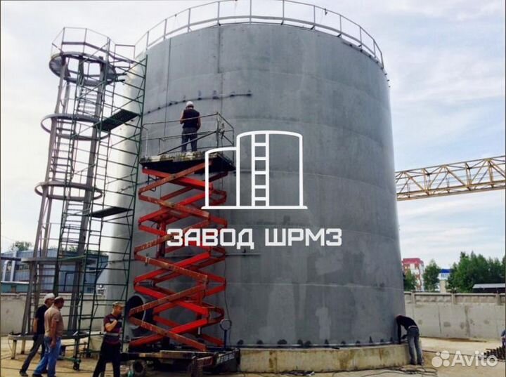 Резервуар вертикальный стальной объем 2000 кубов