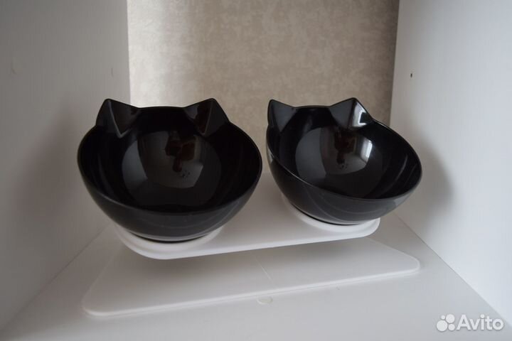 Миски для кошек на подставке