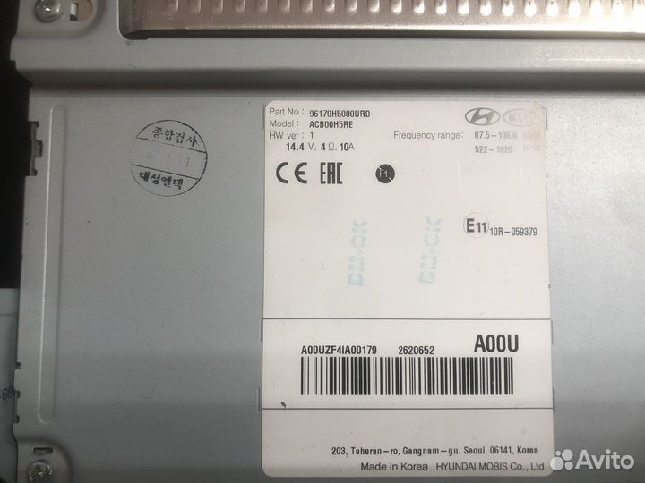 Штатная магнитола на hyundai solaris 2