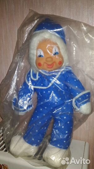 Кукла гдр клоун гдр.Новый в упаковке
