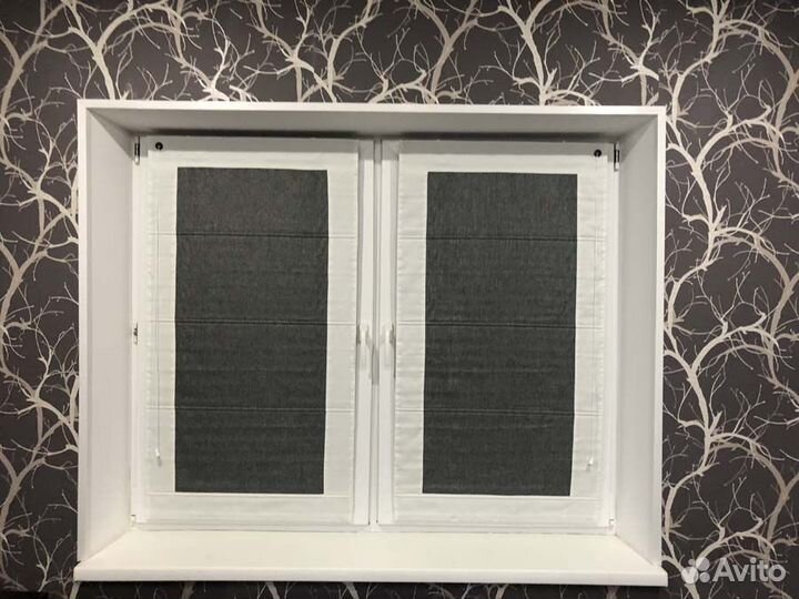 Римские шторы на пластиковые окна