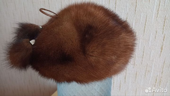 Берет женский норковый