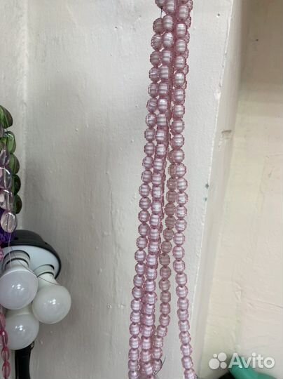 Бусины на нитях для штор и для рукоделия