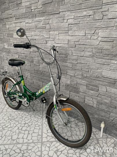 Складной Велосипед stels pilot 430 зелёный