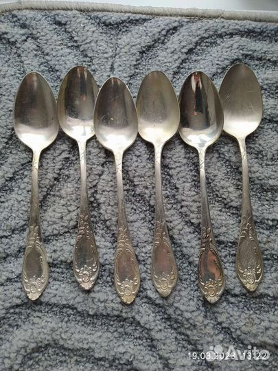 Столовые приборы из мельхиора СССР