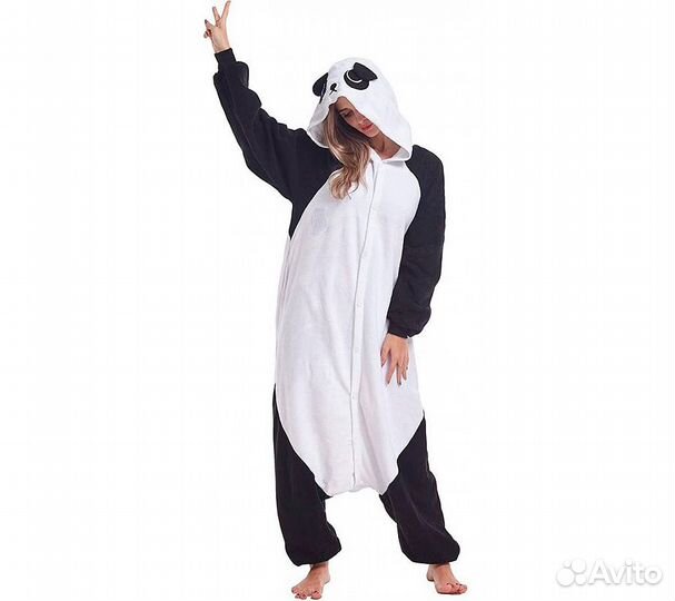 Кигуруми FunFur Весёлая Панда XL
