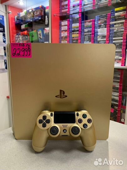 Sony PS4 slim 1tb gold edition