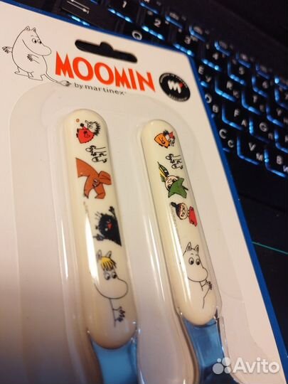 Столовые приборы ложка вилка муми тролль moomin