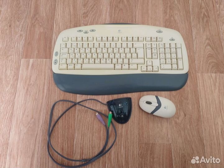 Беспроводная клавиатура и мышь logitech