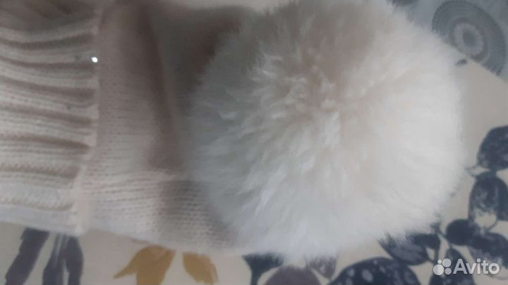 Regina wool & cashemere Италия шапочка с пампоном