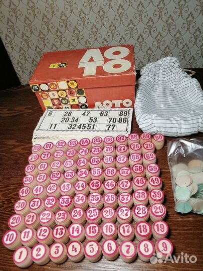 Русское лото СССР, игра настольная