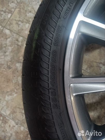 Колеса 20 r 255/45 лето runflat