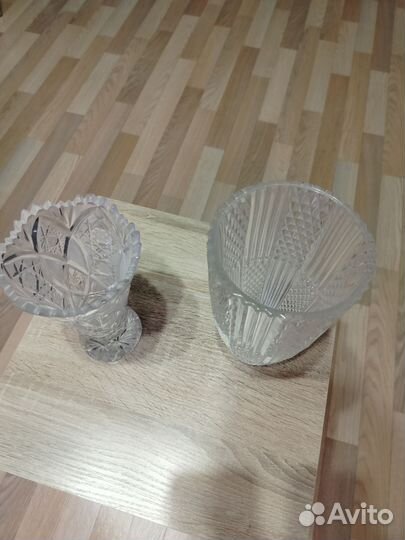 Вазы, салатницы,тарелочки,хрусталь