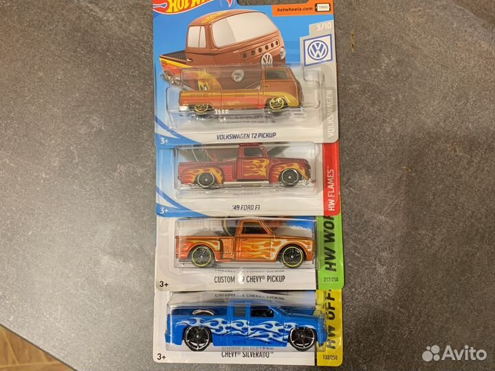 Hot Wheels пикапы
