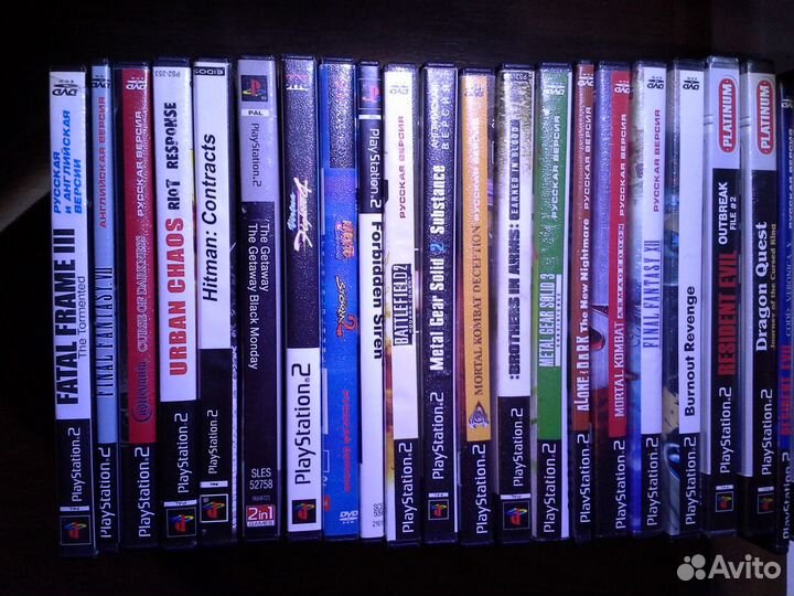 Диски пс2 игры ps2