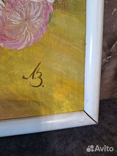 Картина маслом цветы