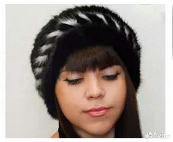 Норковая повязка на голову