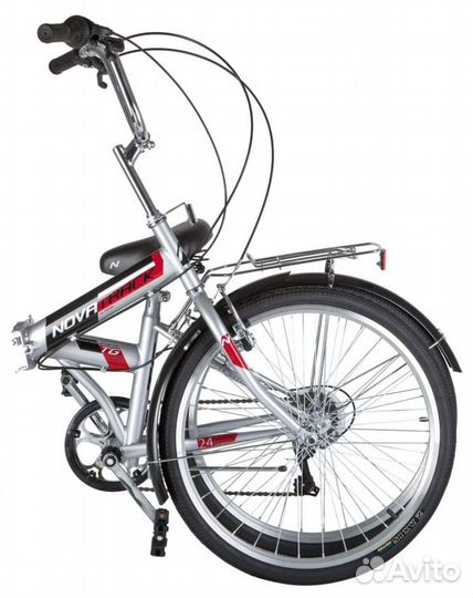 Складной подростковый велосипед Novatrack 24