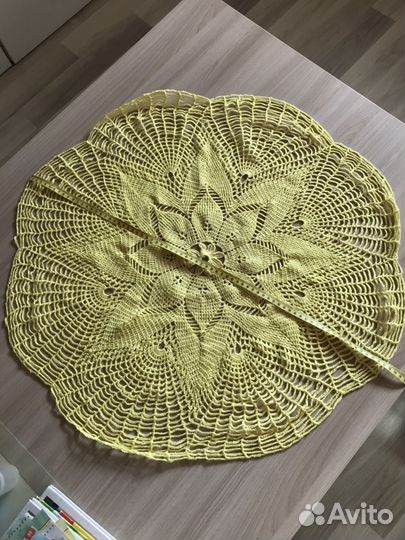 Вязаные салфетки ручная работа
