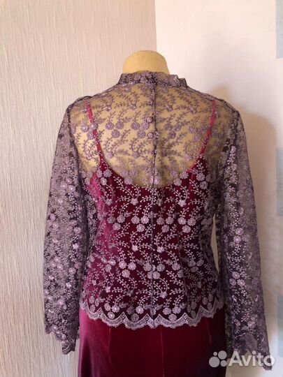 Костюм комбинезон и блуза 48 р