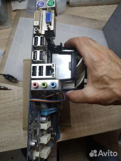 Материнская плата Socket 1155 с процессором