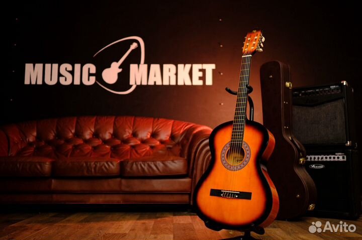 Классическая гитара 4/4 MR (Комплект)
