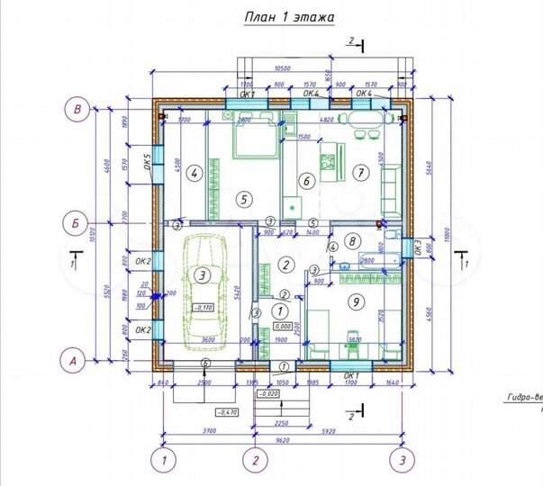 Коттедж 96 м² на участке 5 сот.