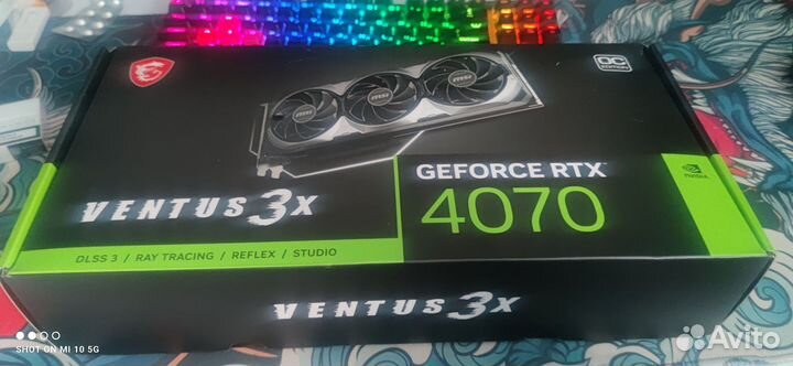 Видеокарта msi rtx 4070 12gb