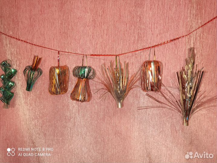 Ёлочная игрушка ссср, мишура