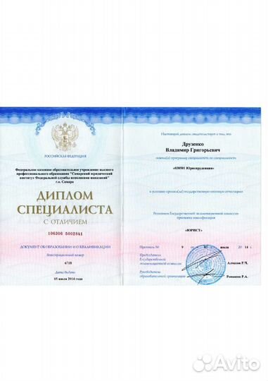 Юрист Владимир Друзенко