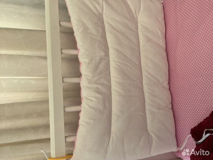 Бортики в детскую кроватку новые двусторонние