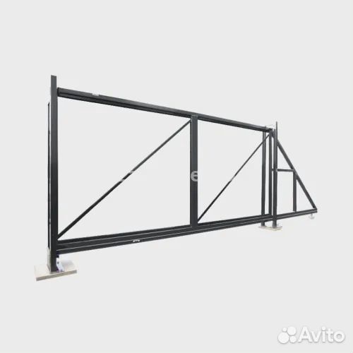 Откатные ворота 2000х4000