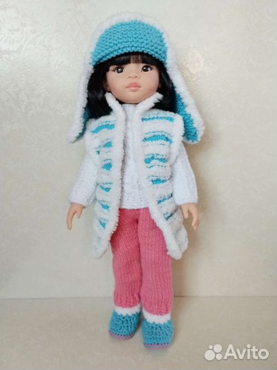 Вязаные комплекты одежды для кукол Паола Рейна