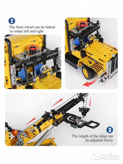 Конструктор Mould King Сверхмощный грузовик