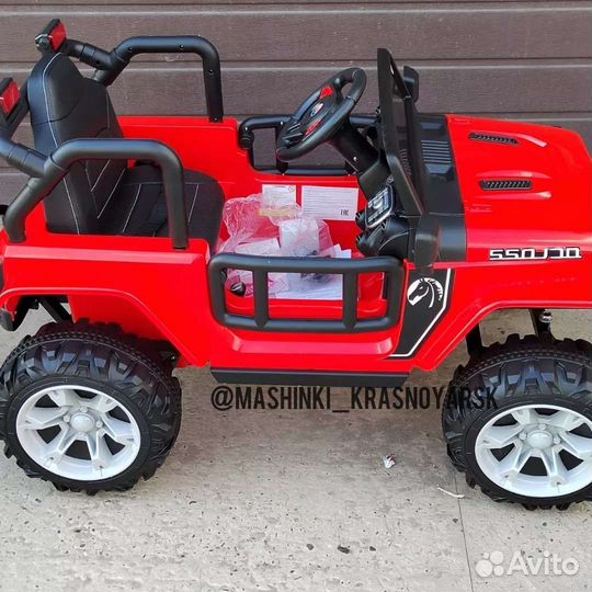 Детский электромобиль jeep