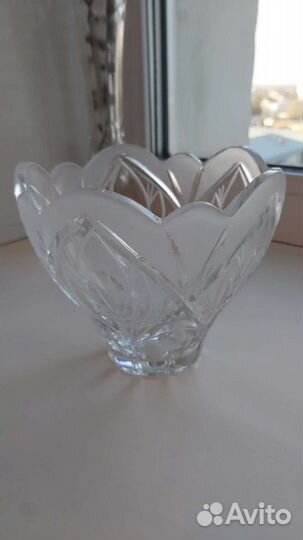 Салатник хрустальный