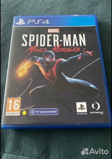 Spider Man Miles Morales ps4 диск