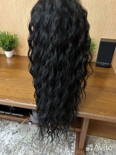 Парик вертикальная волна 65 см на сетке
