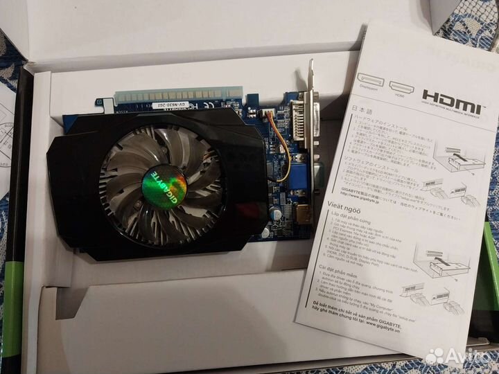 Видеокарта GeForce Gigabyte GT630 2Gb DDR3 128 bit