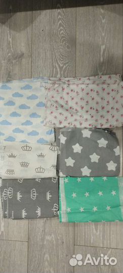 Кусочки (остатки) ткани для рукоделия, пэчворка